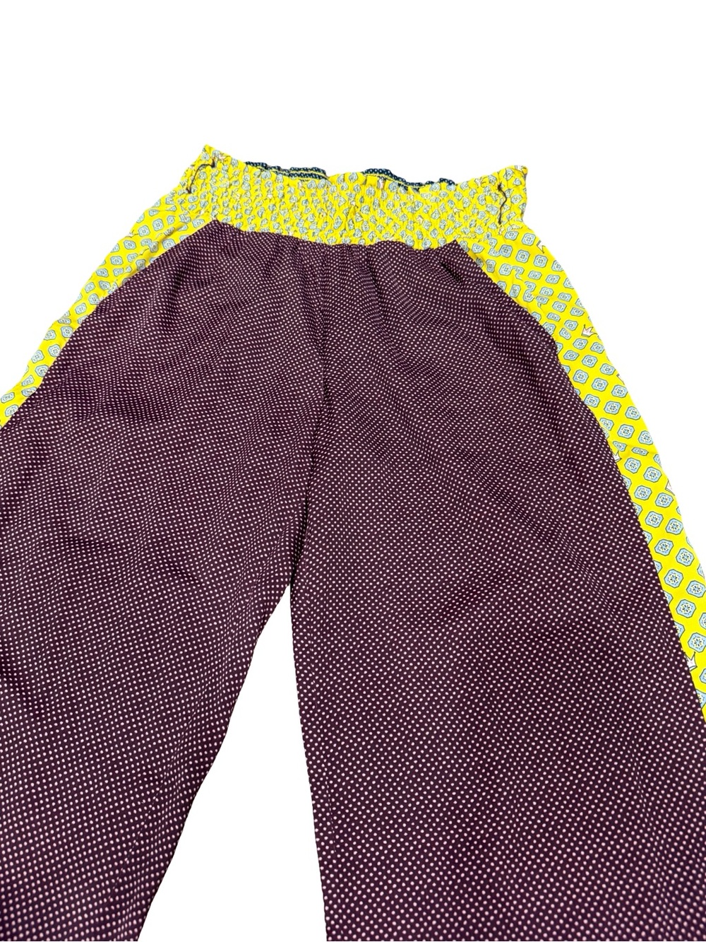 ✨ Aerie Boho Silky Wide Leg Lounge Pants Multi Print Size M No Belt - Picture 4 of 11